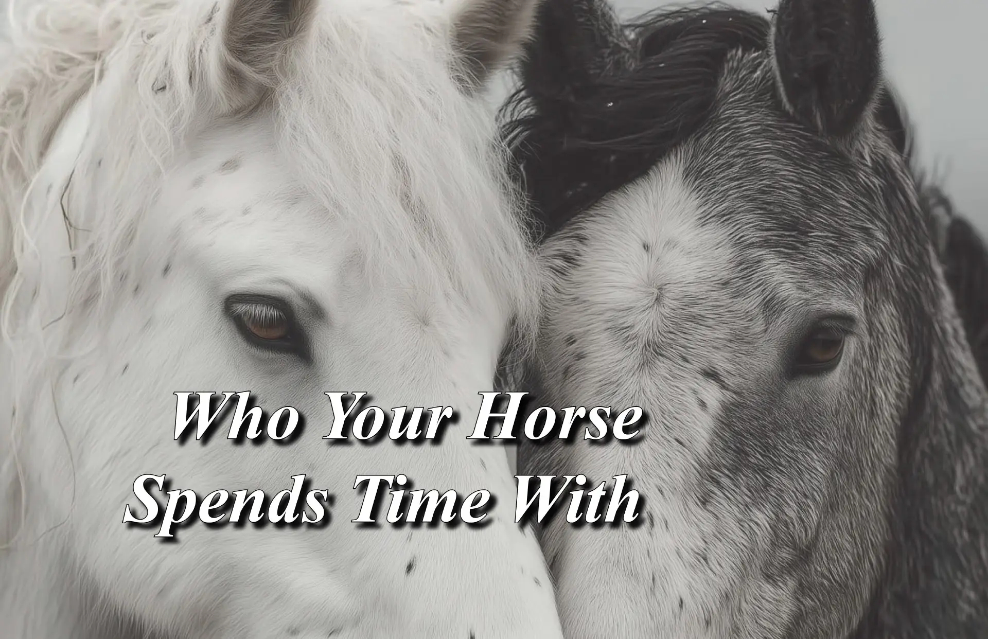 Who Your Horse Spends Time With