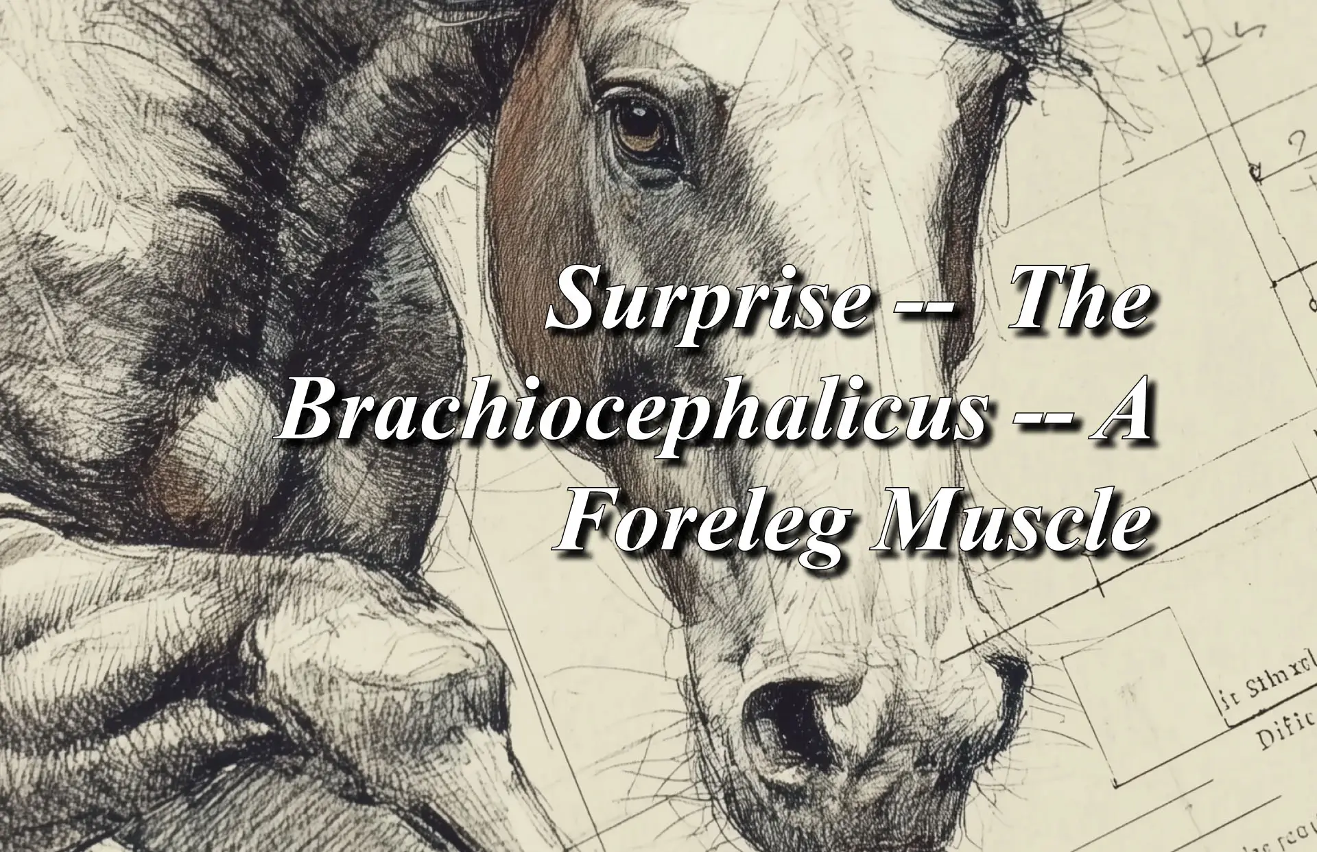 The Surprise of the Brachiocephalicus of the Horse